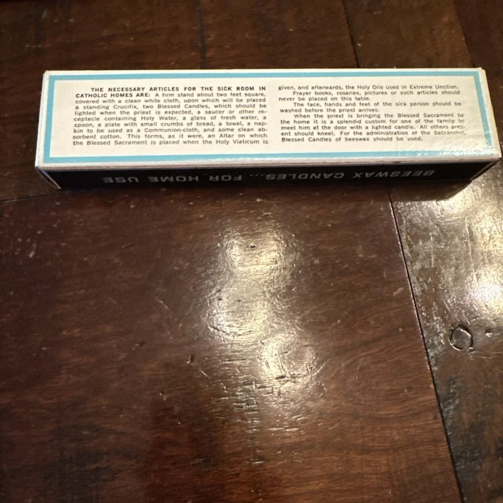 Vintage A.I. Root Medina Ohio Candle Box - Beekeeping Advertising History Sealed